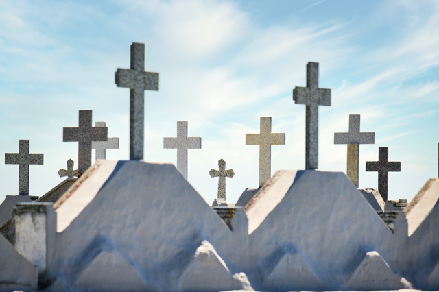キリスト教徒が埋葬されるお墓について